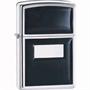 Zippo Lighters 10850 Ultralite Black Emblem Zippo Lighter with High Polished Chrome Finish and Engraving Panel Zippo Lighters 10850 Ultralite Black Emblem Zippo Lighter with High Polished Chrome Finish and Engraving Panel