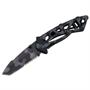 Buck Knives 870X Bones Tiger Stripe Framelock Knife with Tanto Blade Buck Knives 870X Bones Tiger Stripe Framelock Knife with Tanto Blade