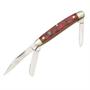 Hen & Rooster Knives 303ARC Small Stockman Pocket Knife with Aurora Rose Celluloid Handles Hen & Rooster Knives 303ARC Small Stockman Pocket Knife with Aurora Rose Celluloid Handles