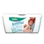 Pampers Sensitive Baby Wipes, 70 Wipes in one-touch Tub, Case Pack, 8 Tubs, 560 Wipes