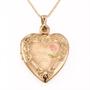 14k Gold "I Love You" Locket w/ Rope Chain, 18" 14k Gold "I Love You" Locket w/ Rope Chain, 18"