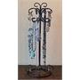 Angelynn's Organizers ~ Black Wrought Iron Necklace Tree Stand ~ Jewelry Holder Display Racks ~ Jewelery Tidy~ Long Necklace Organizer, Keeper ~ Jewel Angelynn's Organizers ~ Black Wrought Iron Necklace Tree Stand ~ Jewelry Holder Display Racks ~ Jewelery Tidy~ Long Necklace Organizer, Keeper ~ Jewel