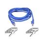 Belkin Cat-5e Snagless Patch Cable (Blue, 7 Feet) Belkin Cat-5e Snagless Patch Cable (Blue, 7 Feet)
