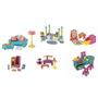 Dora the Explorer Talking Dollhouse Multi Pack Furniture Set - Playroom, Bedroom, Living Room, Kitchen, Bathroom and Pet Set (Packaged in White Box - 