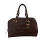 Prada Large Black Suede Satchel Handbag