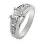 Platinum Princess Diamond Bridal Ring
