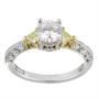Tacori Platinum 18k Gold Diamond Engagement Ring