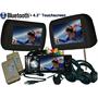 Headrest Pillow with Touch Screen and DVD Player Headrest Pillow with Touch Screen and DVD Player