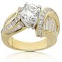 18k Gold 5 1/4ct TDW Round Diamond Ring 18k Gold 5 1/4ct TDW Round Diamond Ring