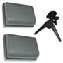 2PACK Eq. Li-Ion Battery for Canon Digital Rebel XT (EOS 350D), Digital Rebel XTi (EOS 400D) +Tripod 2PACK Eq. Li-Ion Battery for Canon Digital Rebel XT (EOS 350D), Digital Rebel XTi (EOS 400D) +Tripod