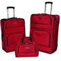 Kenneth Cole Higher Limits Red 3-piece Luggage Set Kenneth Cole Higher Limits Red 3-piece Luggage Set