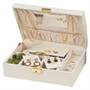 Mele 0069330 Bonded Leather Jewelry Box in Ivory Mele 0069330 Bonded Leather Jewelry Box in Ivory