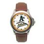Anderson Jewelry Oakland Athletics Rookie Men's Leather Strap Watch Anderson Jewelry Oakland Athletics Rookie Men's Leather Strap Watch