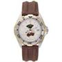 LogoArt Minnesota Wild Men's All-Star Leather Watch LogoArt Minnesota Wild Men's All-Star Leather Watch