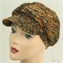 Multi Color Animal Print Newsboy Hat - Brown W15S63C Multi Color Animal Print Newsboy Hat - Brown W15S63C