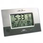 Sade Weather Station Wall Clock, 10-3/4X1-1/4X9-7/8, Blk/Silver Sade Weather Station Wall Clock, 10-3/4X1-1/4X9-7/8, Blk/Silver