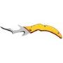 Maxam Liner Lock Knife w/ Metallic Orange Handle & Flame Shaped Knife Blade Maxam Liner Lock Knife w/ Metallic Orange Handle & Flame Shaped Knife Blade