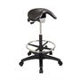 Backless Stool with Saddle Seat - Office Star - ST205 Backless Stool with Saddle Seat - Office Star - ST205