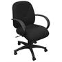 Fabric Office Chair - Mid Back Contemporary Executive Swivel Chair - CP-B106A01-BLACK-GG Fabric Office Chair - Mid Back Contemporary Executive Swivel Chair - CP-B106A01-BLACK-GG