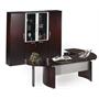 Napoli Executive Office Furniture / Home Office Furniture Package 9 in Mahogany - Mayline Office Furniture Napoli Executive Office Furniture / Home Office Furniture Package 9 in Mahogany - Mayline Office Furniture
