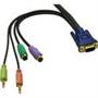 C2G Ultima Keyboard / mouse / video / audio cable - 15ft - Charcoal C2G Ultima Keyboard / mouse / video / audio cable - 15ft - Charcoal