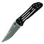 H.r.t. Fighter Knife, Black Aluminum Handle, Plain H.r.t. Fighter Knife, Black Aluminum Handle, Plain