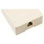 Axis 300-043 Modular Surface Jack (Ivory, 4C) Axis 300-043 Modular Surface Jack (Ivory, 4C)