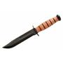 Short USMC Knife, With Leather Sheath, Plain Short USMC Knife, With Leather Sheath, Plain
